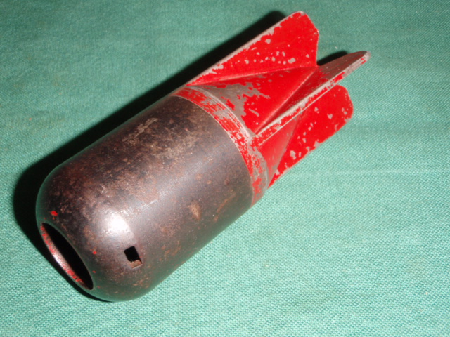 Italian Brixia Model 35 Light Mortar Round INERT Incomplete - Click Image to Close