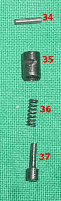 Hammer Block Retaining Pin, Hungarian PA 63 9X18 Pistol - Click Image to Close