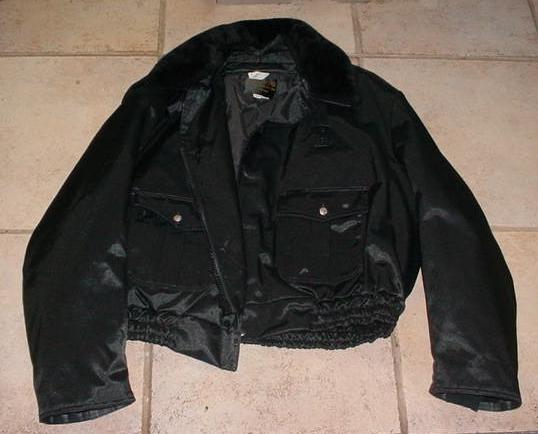 Jacket Winter BLAUER 14R Black with Fur Collar