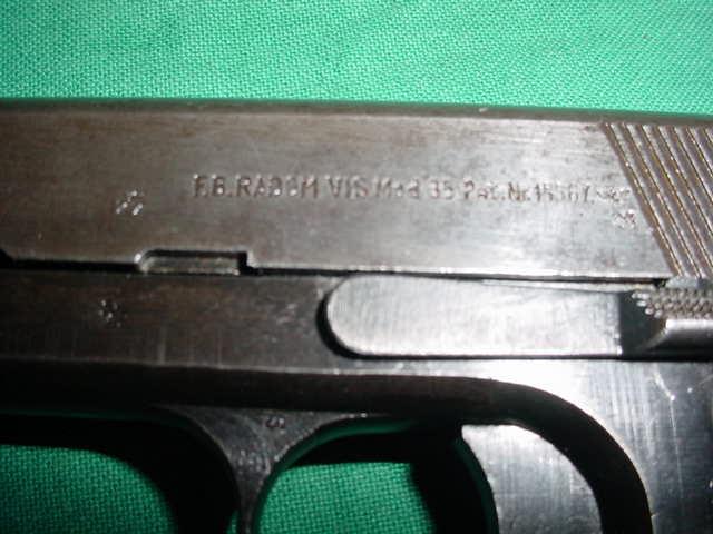 Polish Radom VIS Model 35 9mm Pistol (Grade III German Vis)