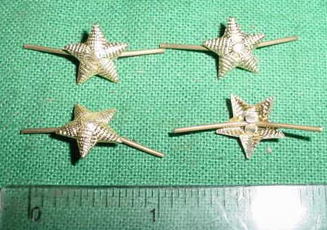 Pin Russian / Soviet Gold Star QTY 4