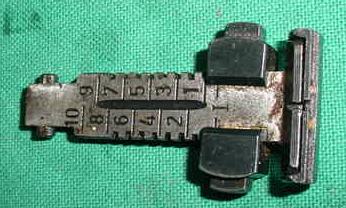 Rear Sight Leaf with Slider Night Sight SKS Yugo 59/66 Rifle