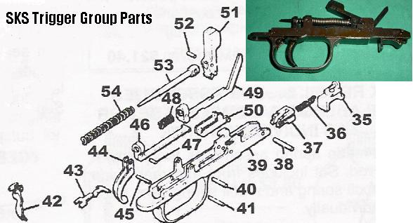 Trigger Group Assembly SKS Rifles - Click Image to Close