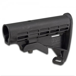 AR T6 Collapsible Stock - Black - Body Assembly Only