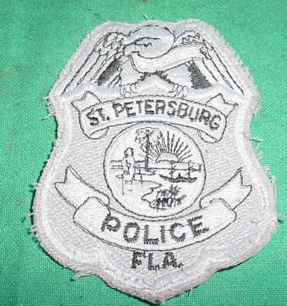 Police Patch 2, St Petersburg, FL - Click Image to Close