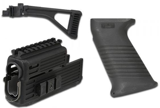 Intrafuse QUAD Rail AK Folding Stock Rifle System (BLACK) Intrafuse QUAD Rail AK Folding Stock Rifle System (BLACK)