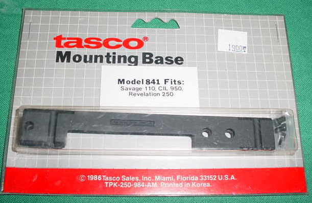 SAvage 110, CIL 950, Revelation 250 Mounting Base by TASCO - Click Image to Close