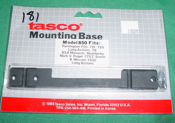Remington 700, 721, 725 Lomg Actions Mounting Base by TASCO