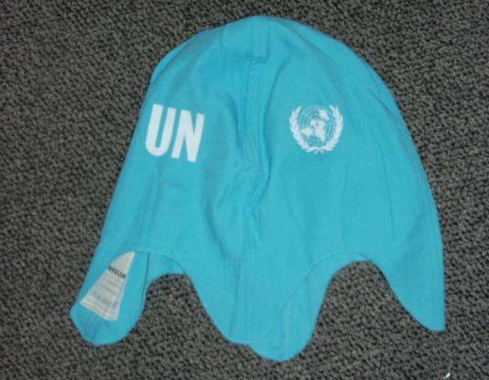 UNITED NATIONS Helmet Cover / Target - Click Image to Close