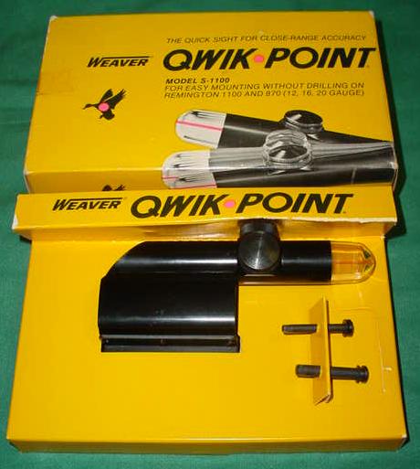 QWIK Point Sight for Remington 1100 and 870 NO Drill