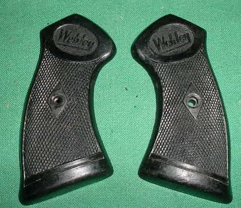 Webley & Scott Mark IV .38 Revolver Grips
