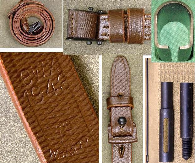 K98 Combo Kit, REPRO Sling, 12" Cleaning Rod, Sight Hood K98 Combo Kit, REPRO Sling, 12" Cleaning Rod, Sight Hood